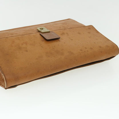 BurberrySs Briefcase Leather Brown Auth bs7549