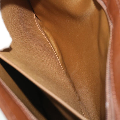 BurberrySs Nova Check Clutch Bag Canvas Leather Brown Beige Auth bs7696