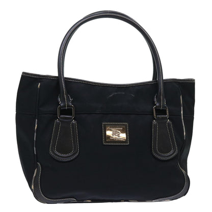 Burberry Blue Label Shoulder Bag Nylon Black Auth bs7873