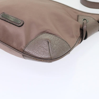 Burberry Shoulder Bag Nylon Purple Auth bs8714