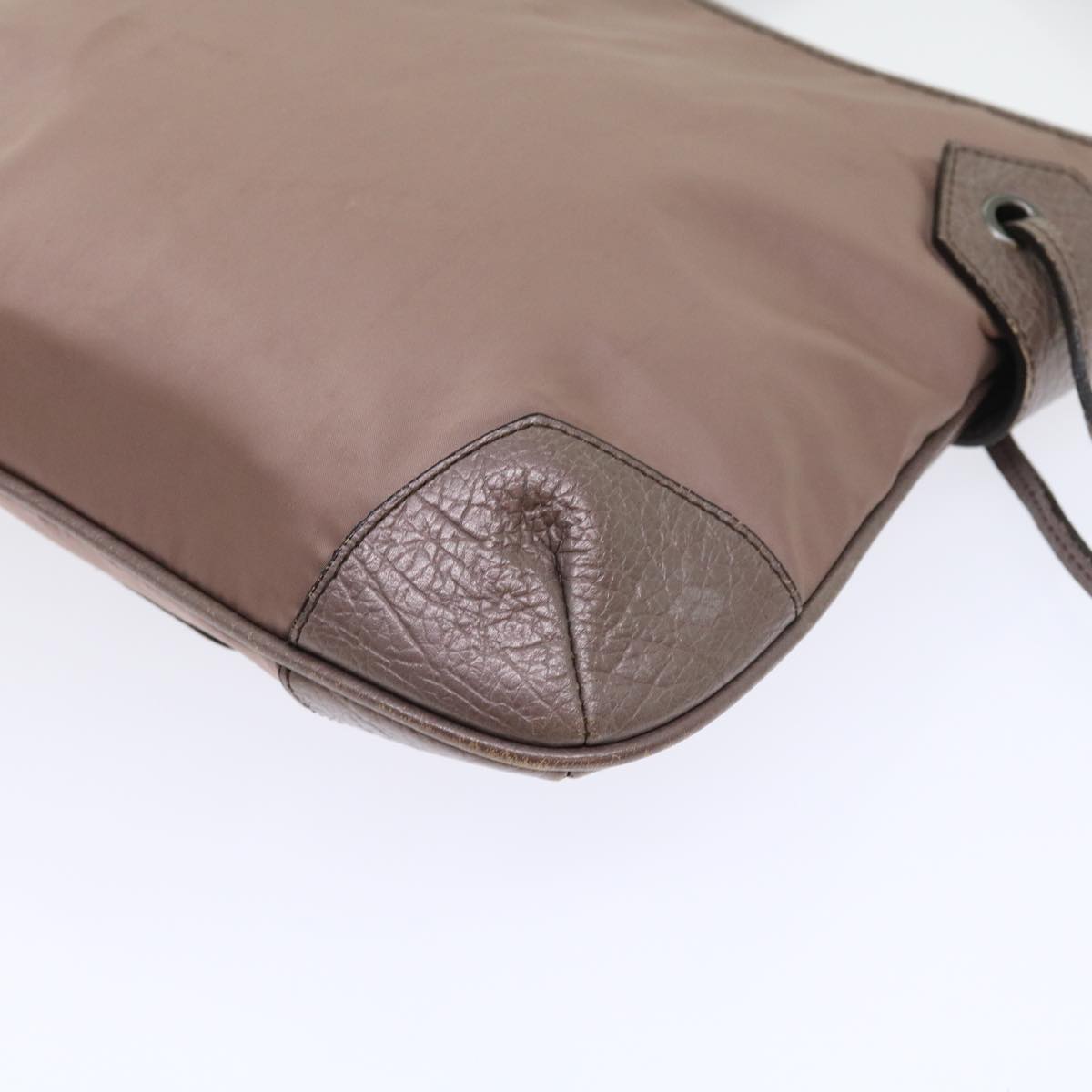 Burberry Shoulder Bag Nylon Purple Auth bs8714
