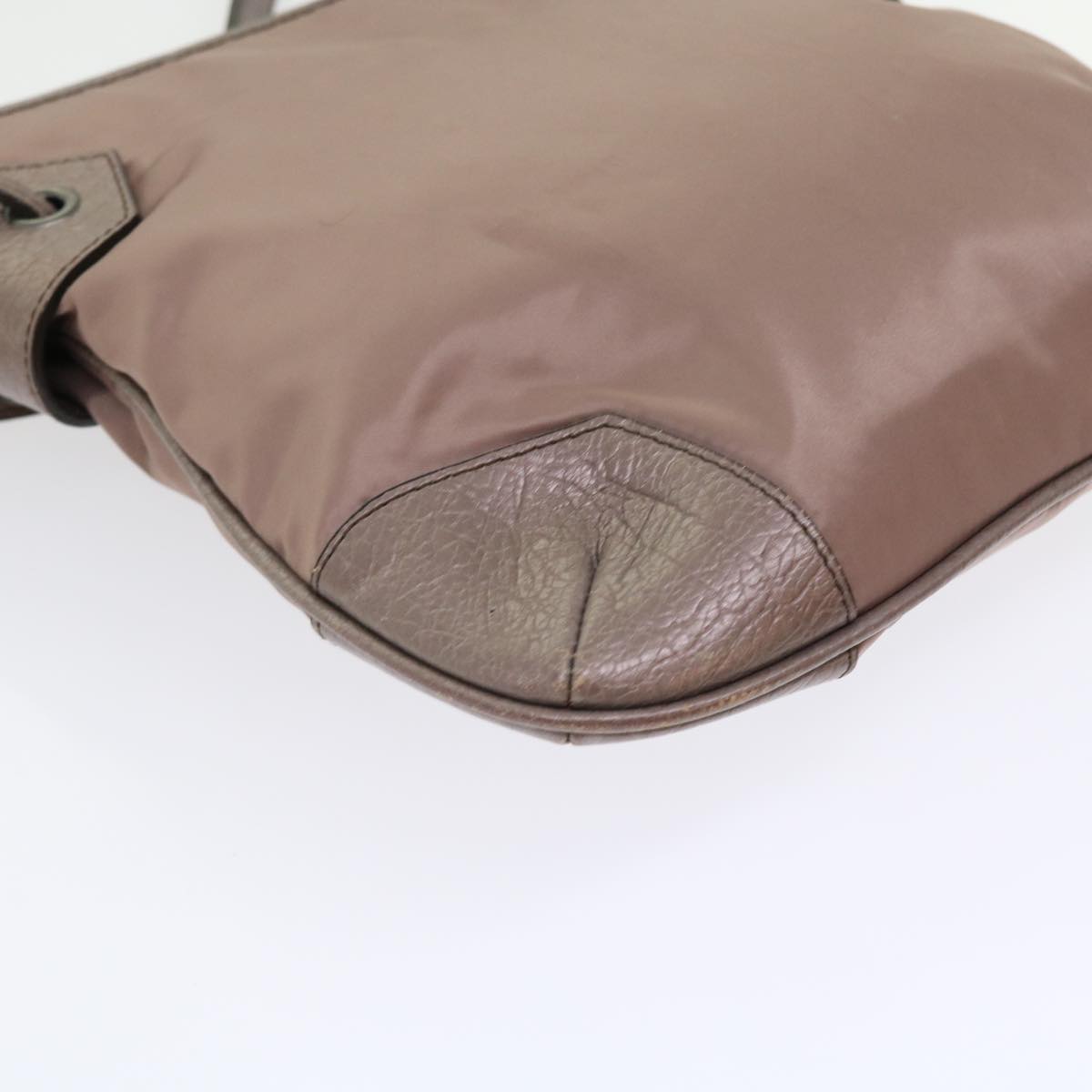 Burberry Shoulder Bag Nylon Purple Auth bs8714
