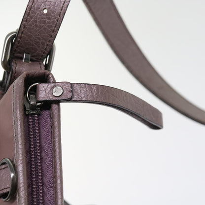 Burberry Shoulder Bag Nylon Purple Auth bs8714
