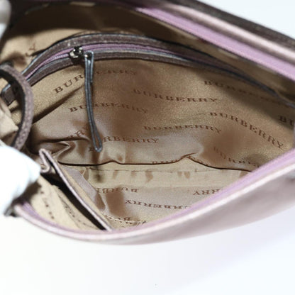 Burberry Shoulder Bag Nylon Purple Auth bs8714