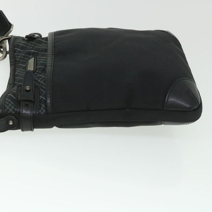 Burberry Shoulder Bag Nylon Black Auth bs8715