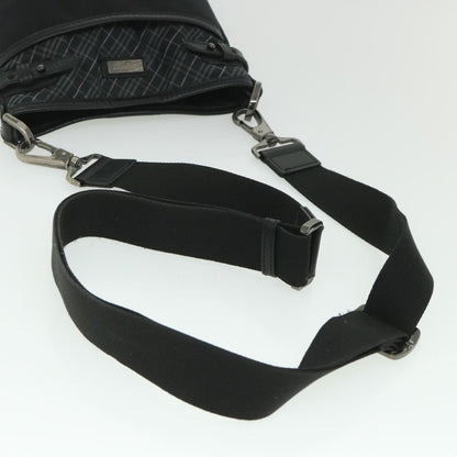 Burberry Shoulder Bag Nylon Black Auth bs8715