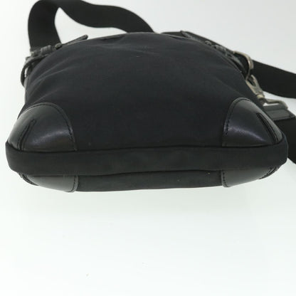 Burberry Shoulder Bag Nylon Black Auth bs8715