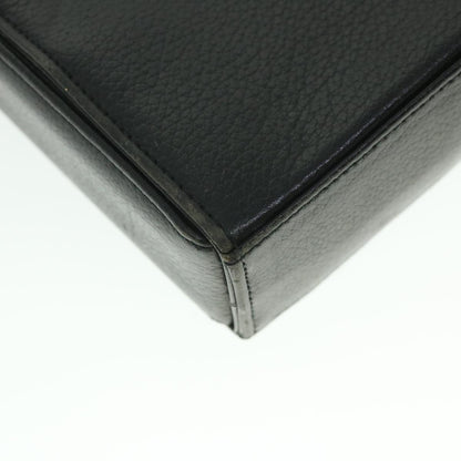 BurberrySs Hand Bag Leather 2way Black Auth bs8729