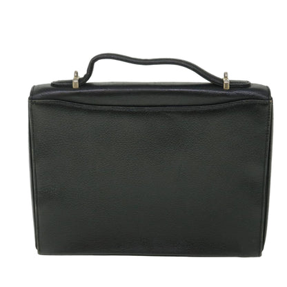 BurberrySs Hand Bag Leather 2way Black Auth bs8729