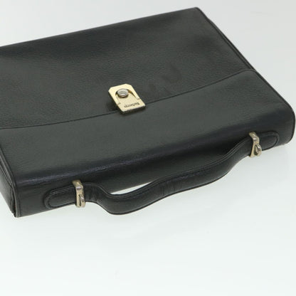 BurberrySs Hand Bag Leather 2way Black Auth bs8729