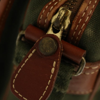 BurberrySs Shoulder Bag Canvas Khaki Auth bs9442