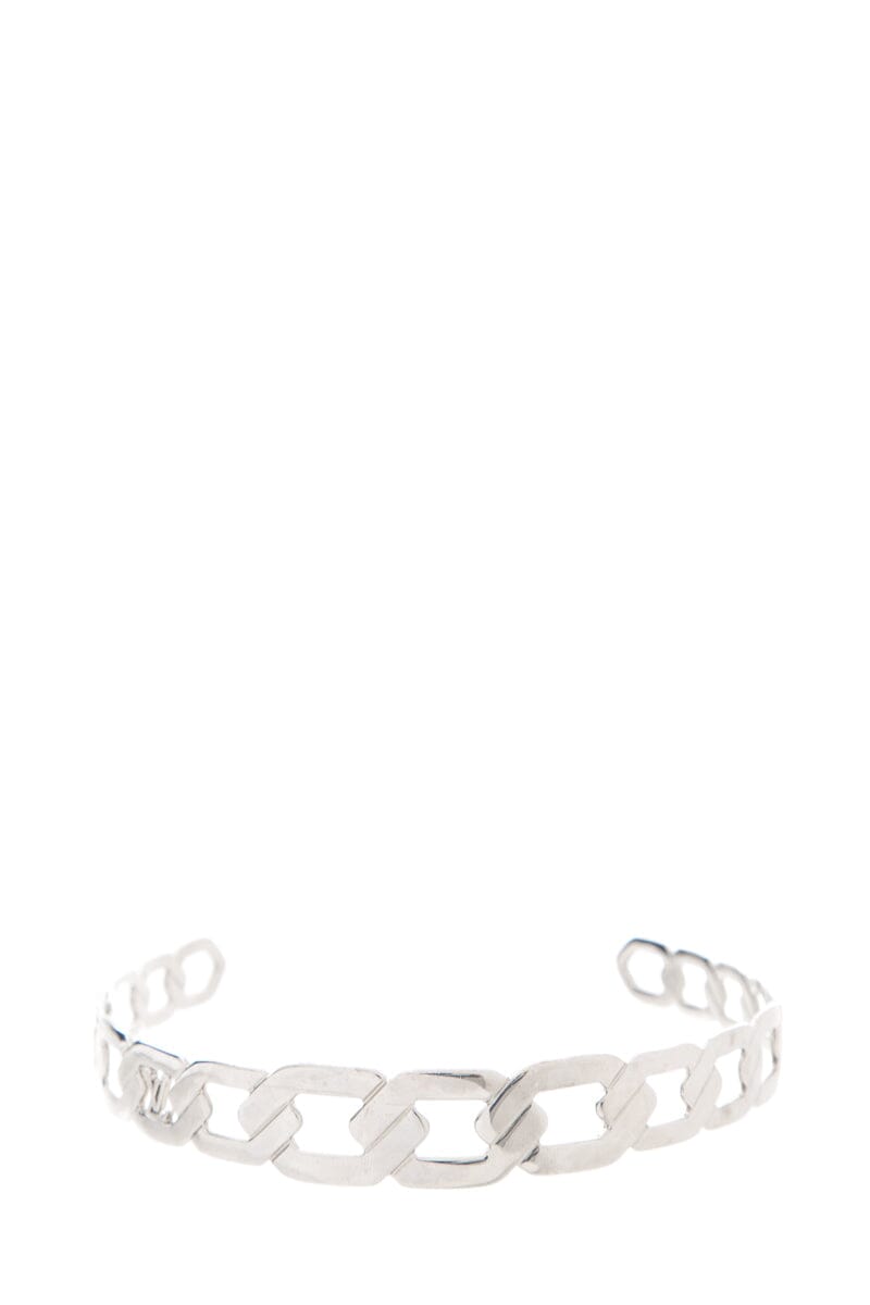 Louis Vuitton Silver Metal Chain Link Headband