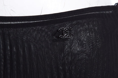 Chanel Cruise '02  Black 2 PC Skirt SZ 40