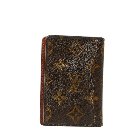 Louis Vuitton Monogram Organizer Du Posch Card Case M61732 Brown PVC Leather  Louis Vuitton