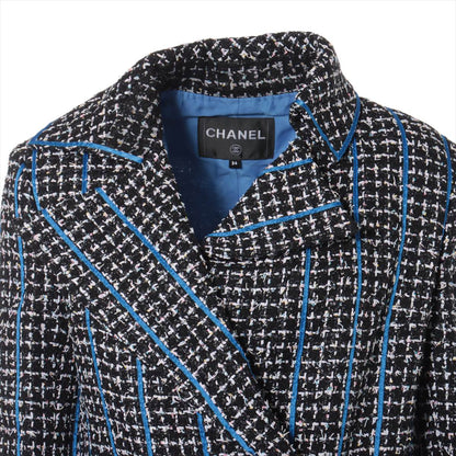 Chanel Coconut Button P63 Twid Jacket 34 Black