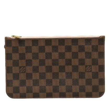 Louis Vuitton Damier Neverfull MM Pouch Rose Ballerine N41603