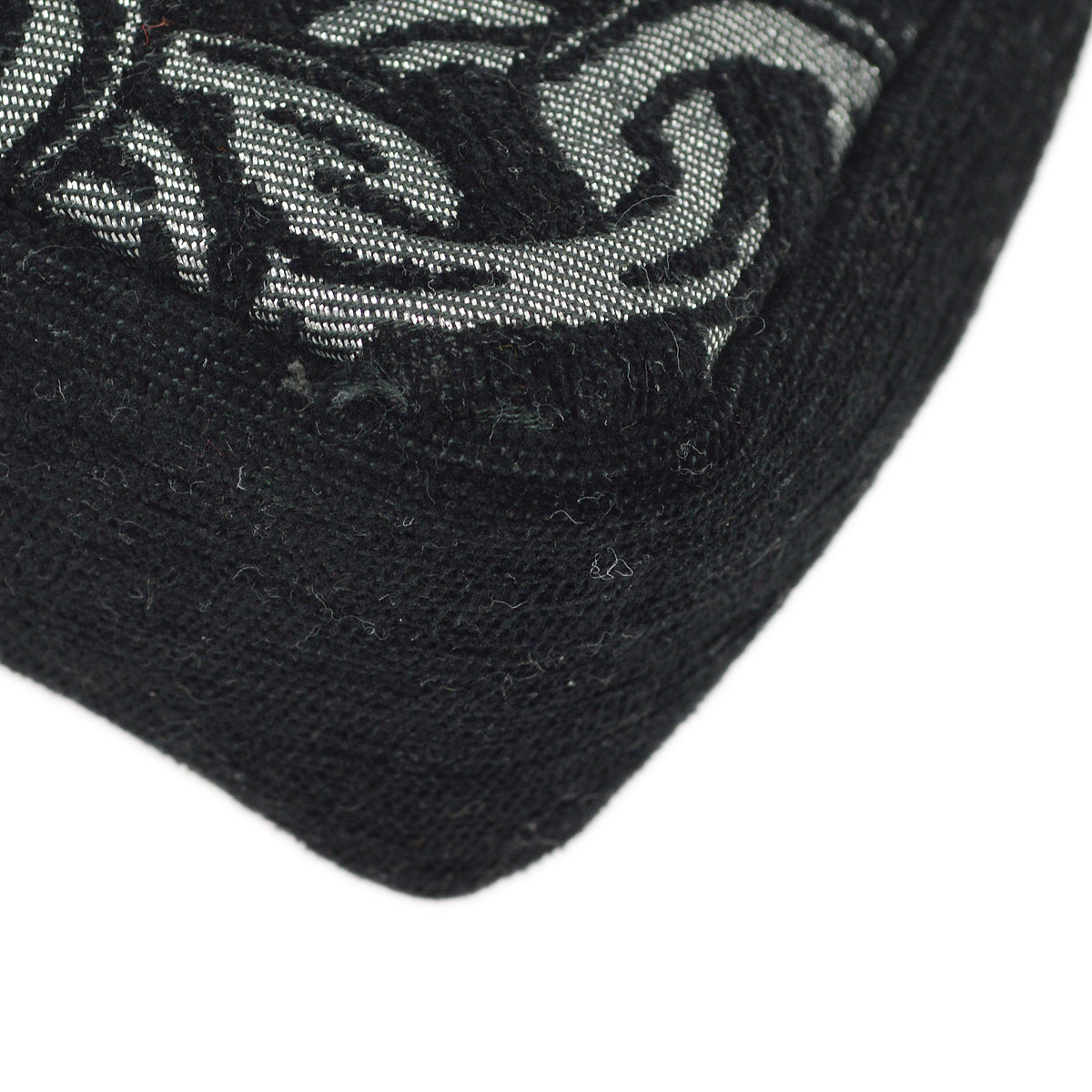 Chanel Black Canvas Classic Single Flap Chain HandBag