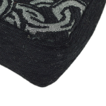 Chanel Black Canvas Classic Single Flap Chain HandBag