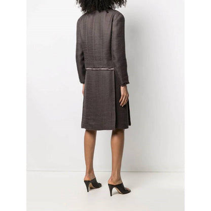 Chanel Chanel Grey Mohair Skirt Suit