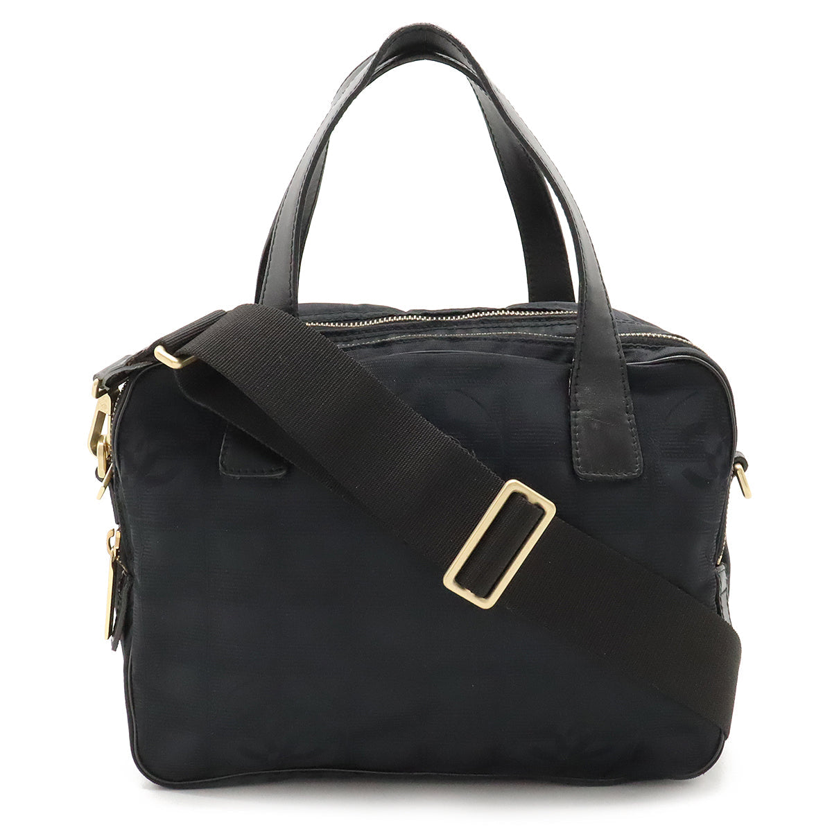 Chanel New Loveel Line Handbag 2WAY Handbags Nylon  Black Black A15970