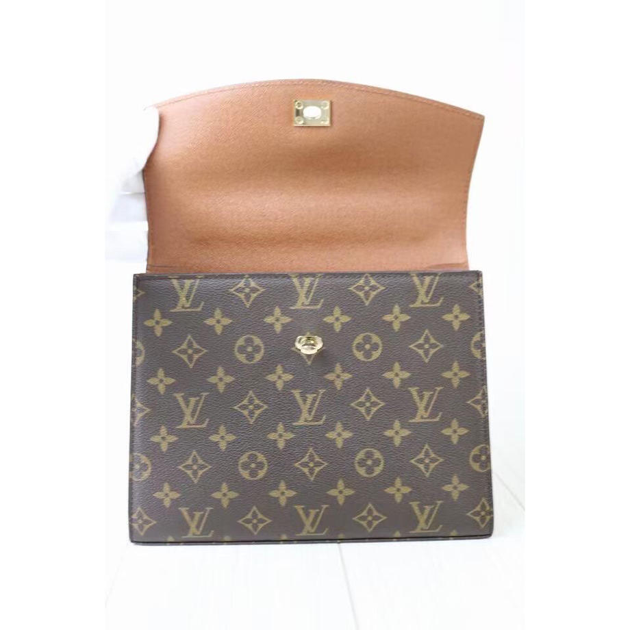 Rank A ｜     LV Monogram Malesherbes Handbag    ｜082610
