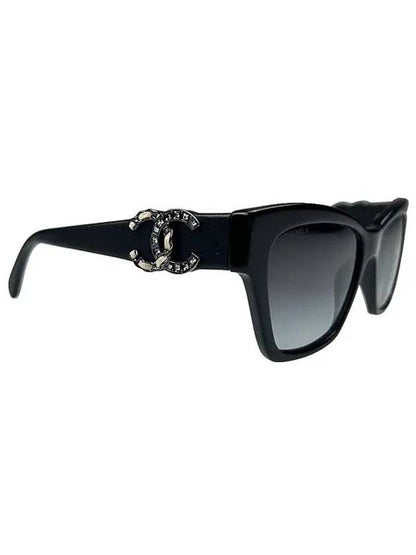 Eyewear Logo Square Sunglasses Black Chanel