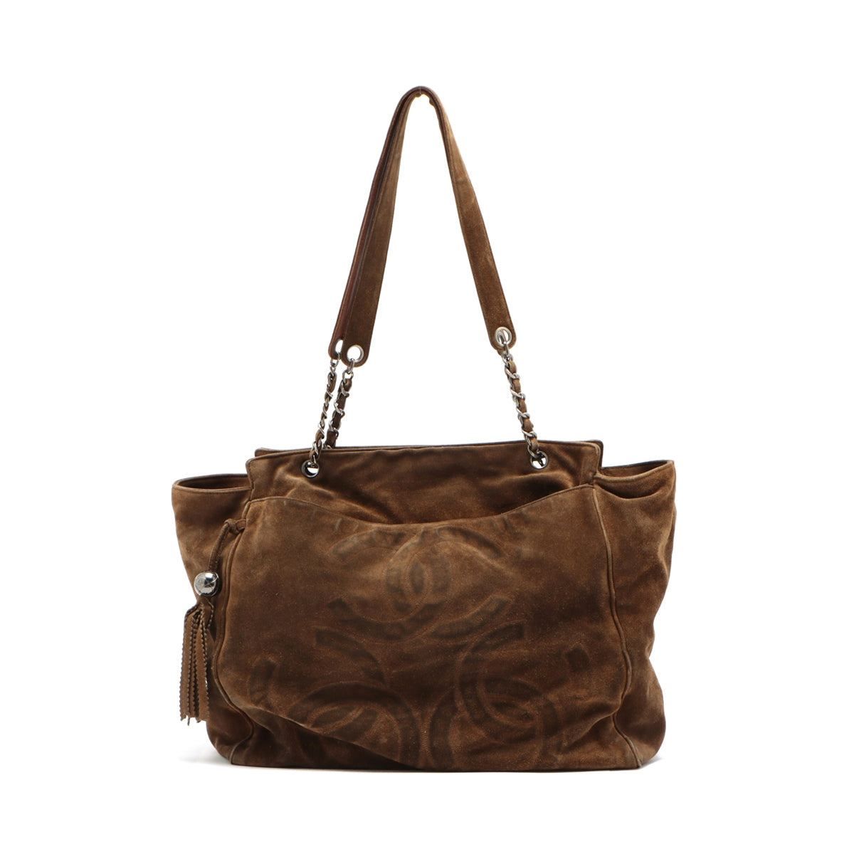 Chanel Triple Coconut Shoulder Bag Brown Silver Gold  2nd