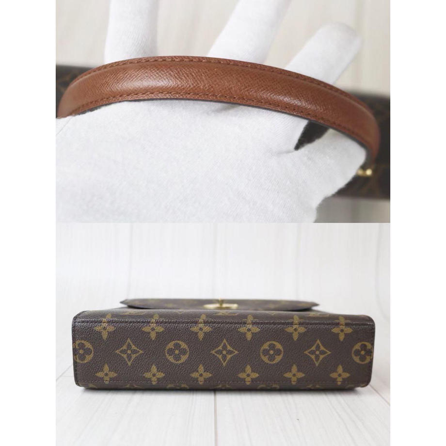 Rank A ｜     LV Monogram Malesherbes Handbag    ｜082610