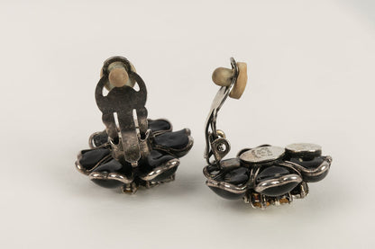 Boucles d'oreilles camélias Chanel