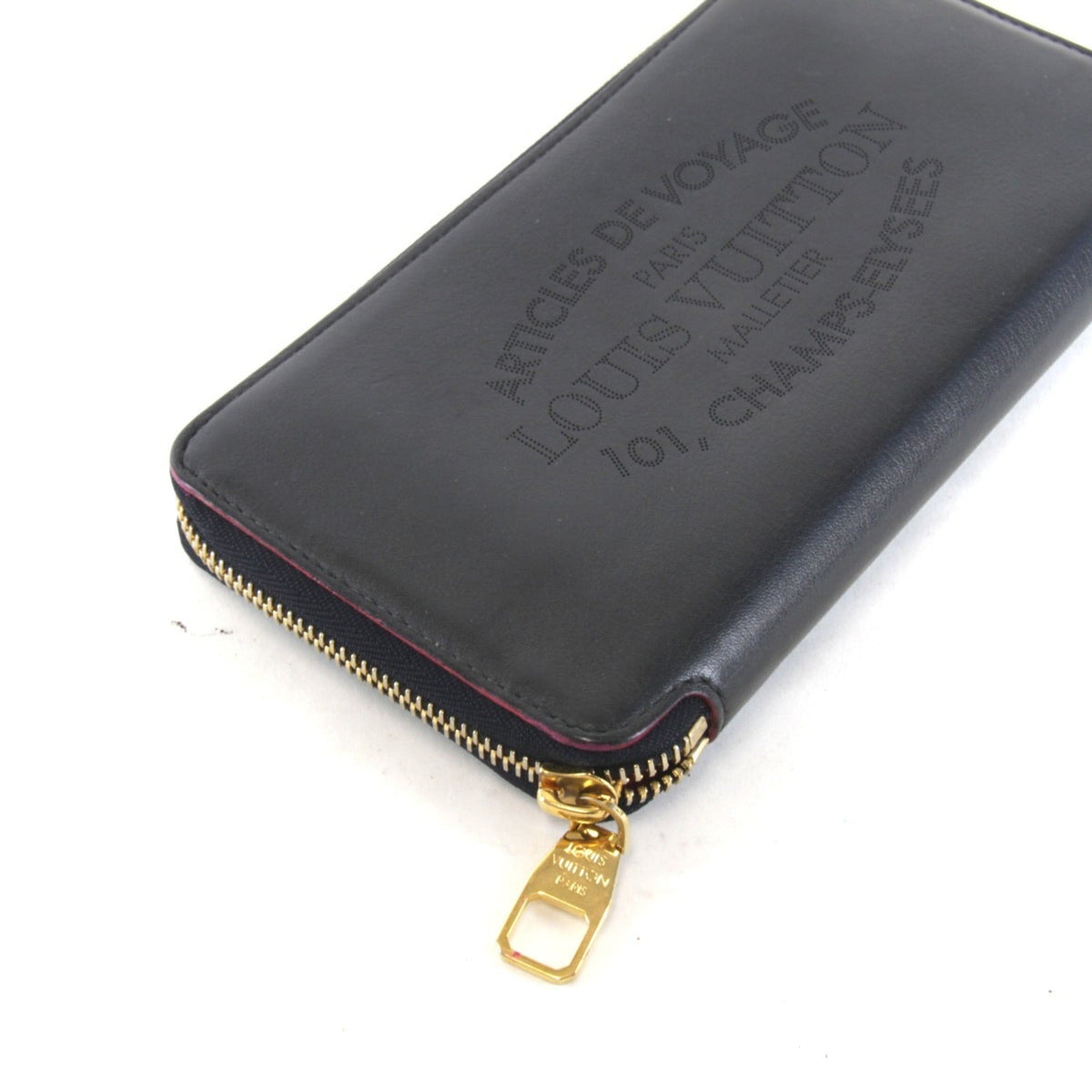 Louis Vuitton  Leather Long Wallet (Bi-Fold)