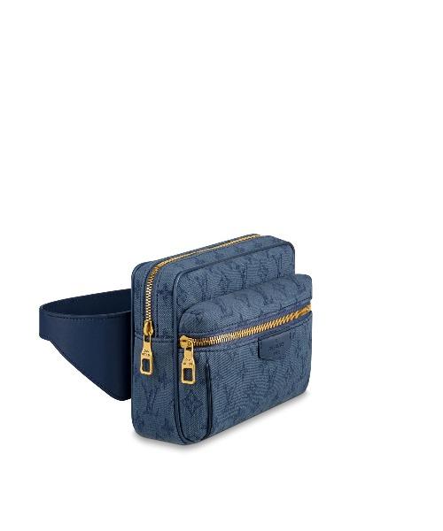 Louis Vuitton Outdoor Bumbag Denim Fabric Monogram Navy