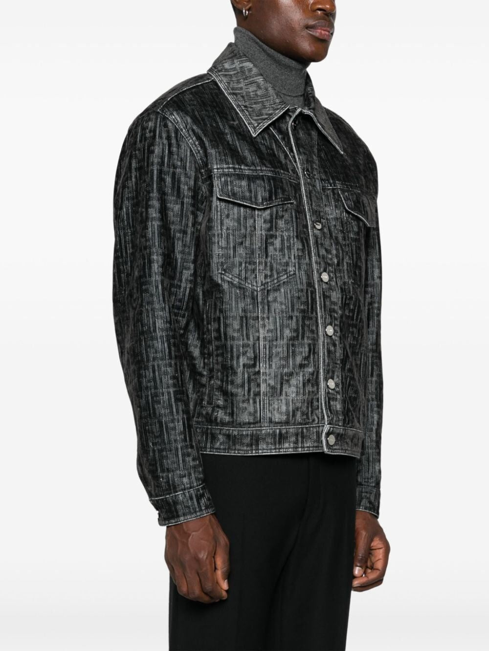 Fendi Men Logo Jacket