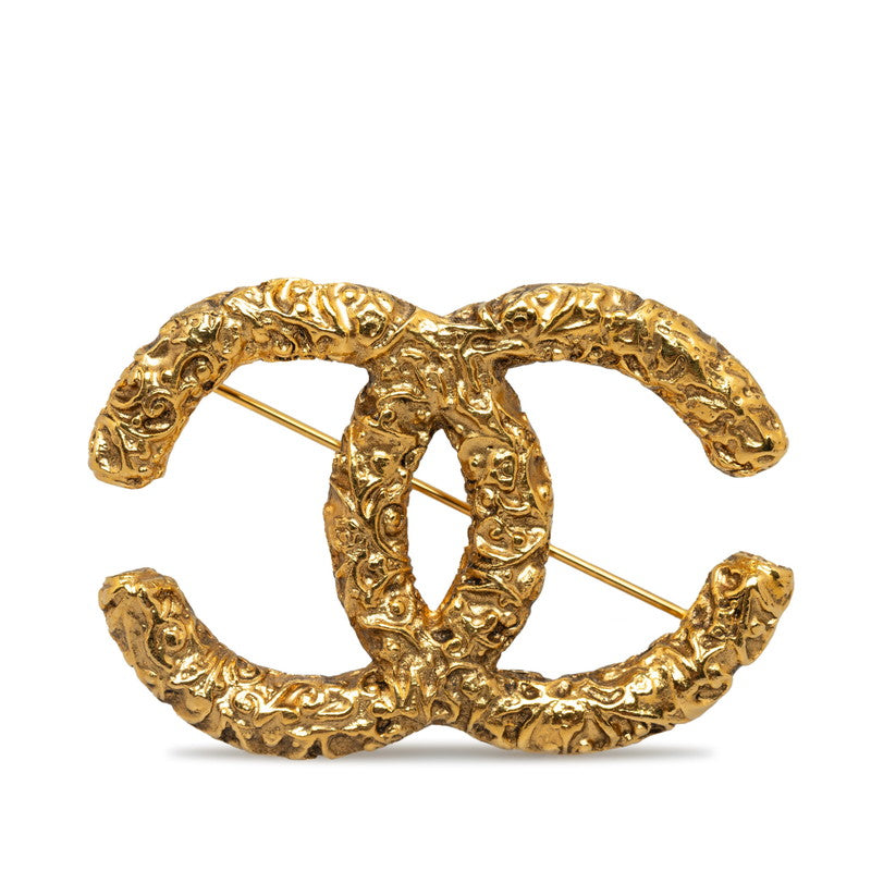 Chanel Vintage  Cocomark Rage Brochure Gold   Chanel