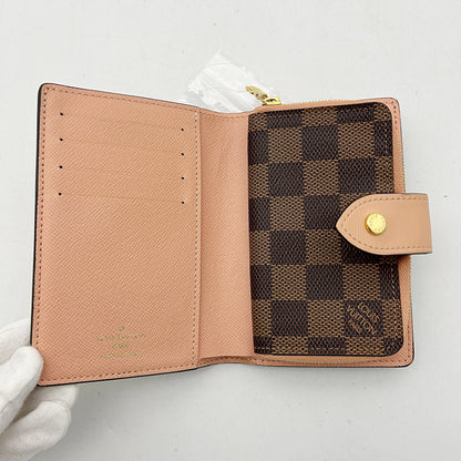 Louis Vuitton Juliette Wallet Damier with Leather Brown B0503SWFXY