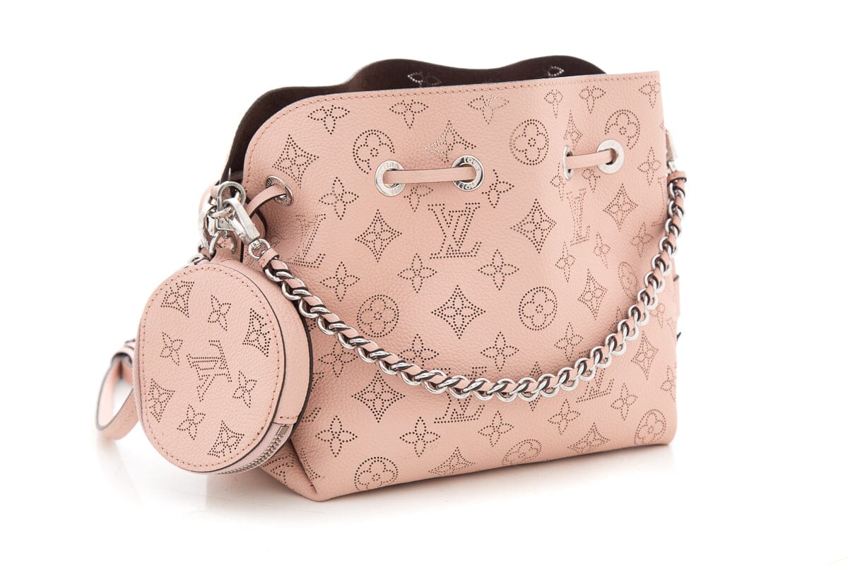 Louis Vuitton Pink Monogram Mahina Bella Bucket Handbag