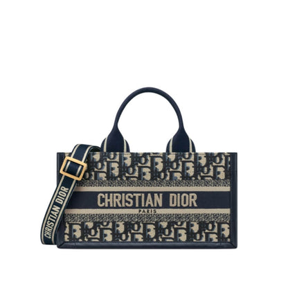 East-West Dior Book Tote with strap