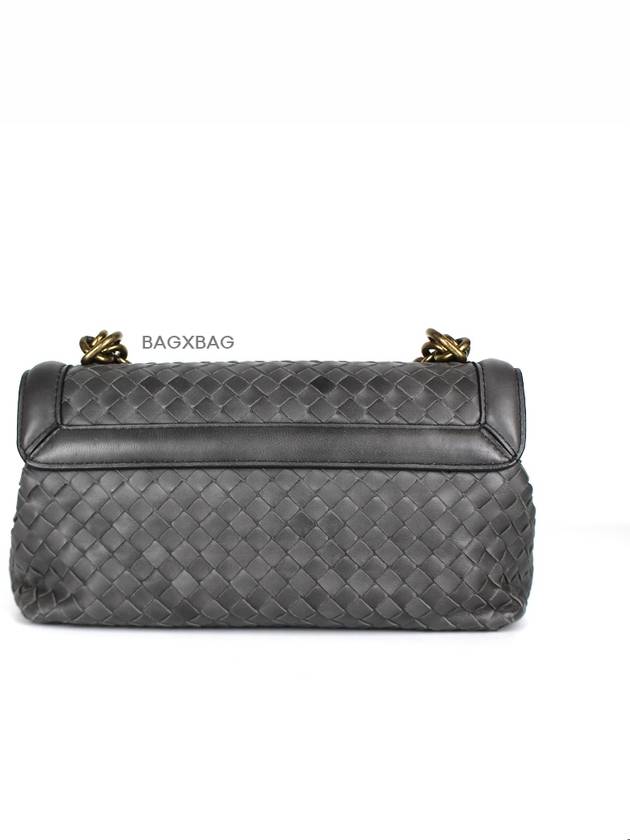Luxury Bottega Veneta BT Knot Chain Olympia Bag Gray BT42BG001