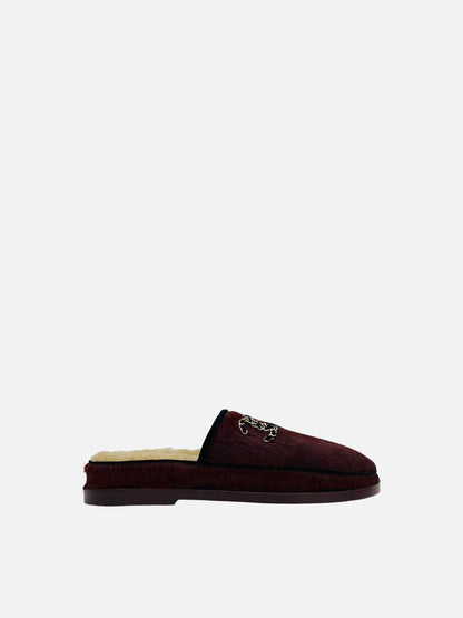 CHANEL Pre-Fall 2022 Burgundy Size EU 39 Flats