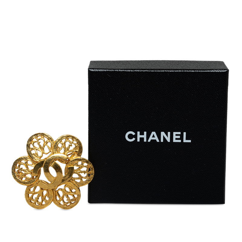 Chanel Vintage Coco Flower Motif Brochure G   Chanel