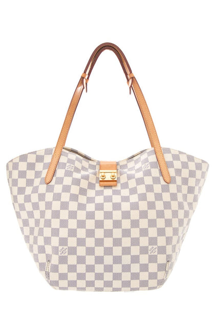 Louis Vuitton White Damier Azur Salina Handbag