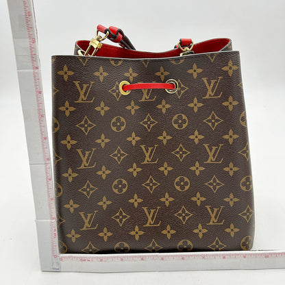 Louis Vuitton LV Monogram Néonoé MM - Brown Bucket Bags, Handbags LA27913