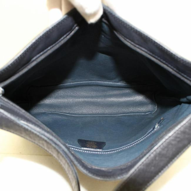 Gucci Vintage Purses Blue Leather Hobo Bag