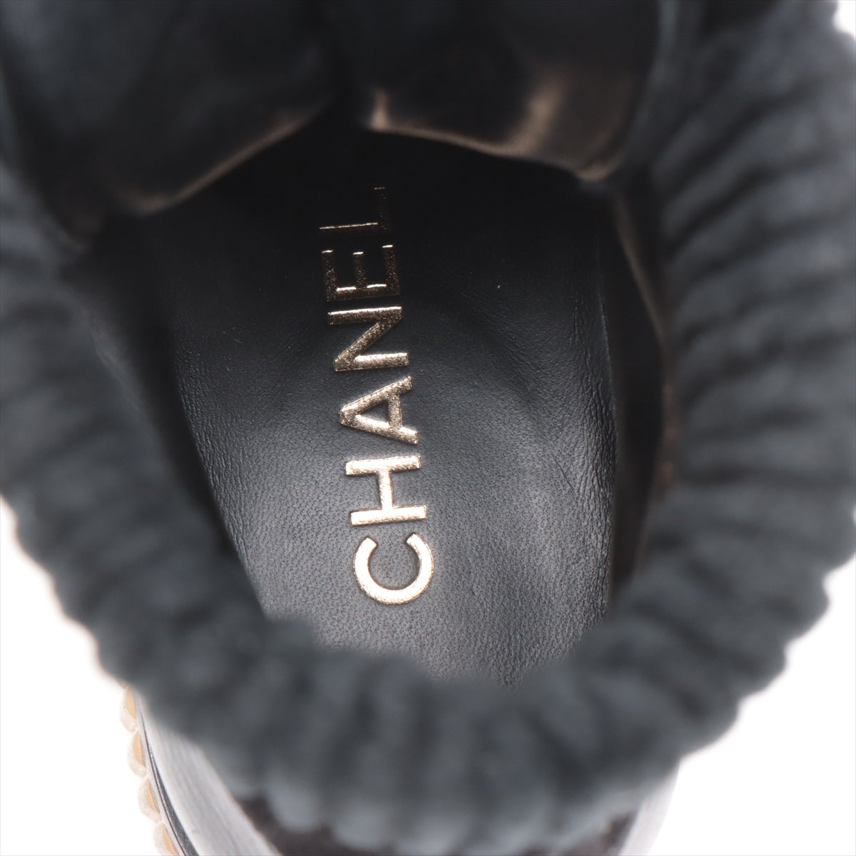 Chanel Coco Leather X Suede Shoes 36  Black G36536 Matrasse