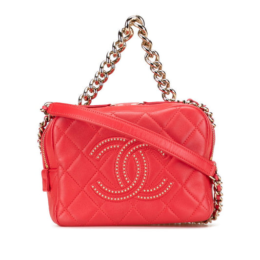 Chanel Matelassé Lambskin Chain Shoulder Bag