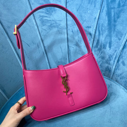 Yves Saint Laurent  Hobo Bag In Smooth Pink