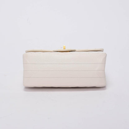 Chanel White Chevron Calfskin Mini Reissue 2.55 Flap Bag