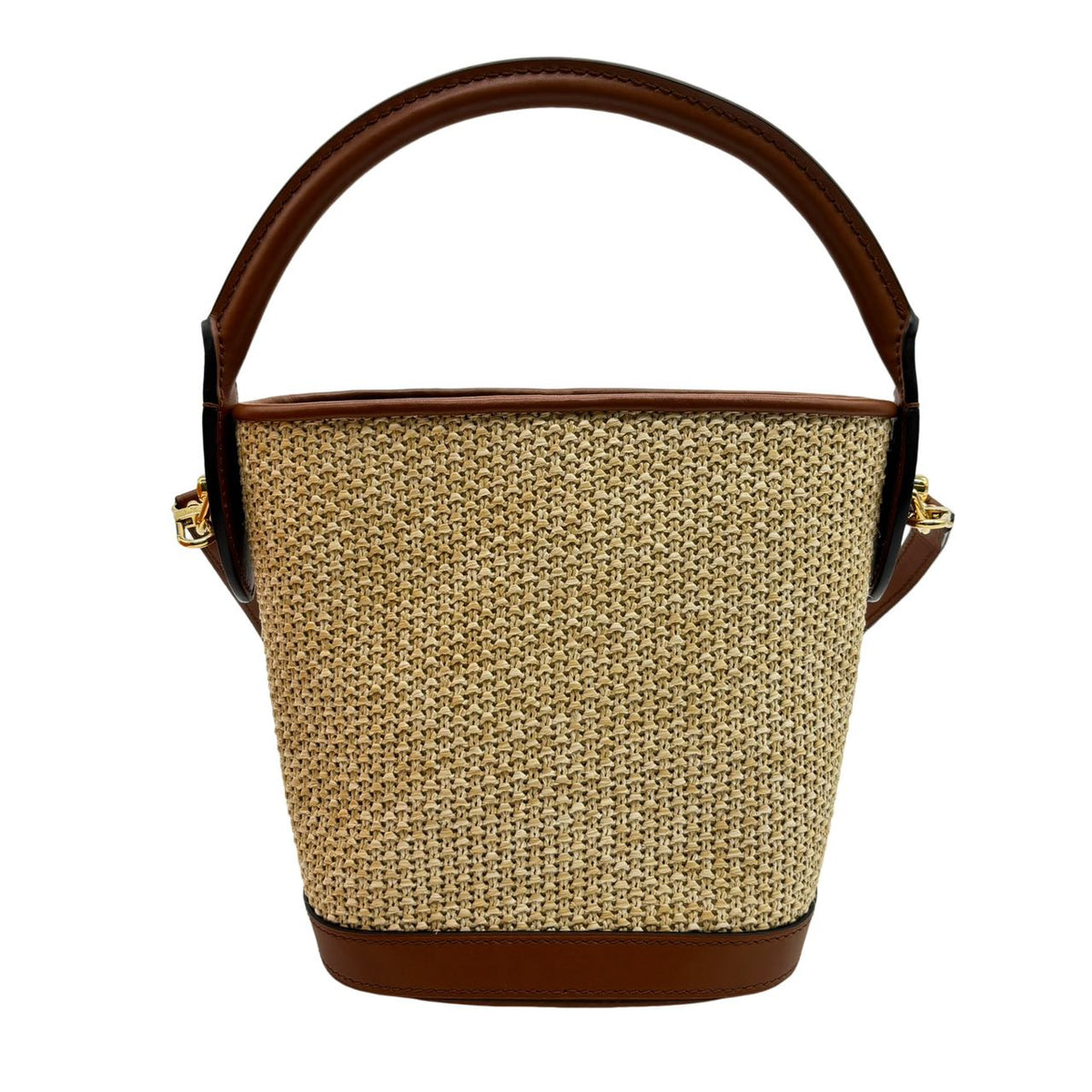 LOUIS VUITTON <br> Raffia Petit Bucket Bag
