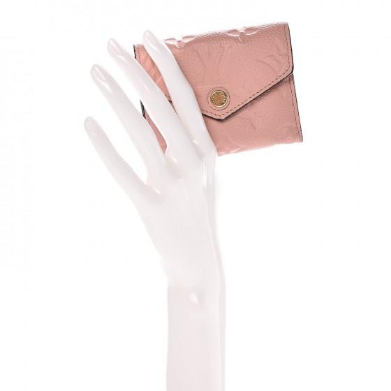 LV Zoé Wallet Monogram Empreinte Rose Poudre