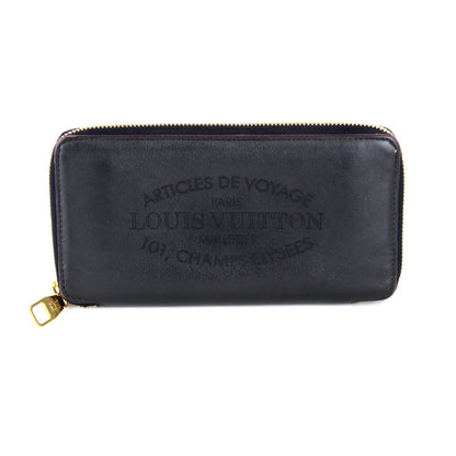 Louis Vuitton  Leather Long Wallet (Bi-Fold)