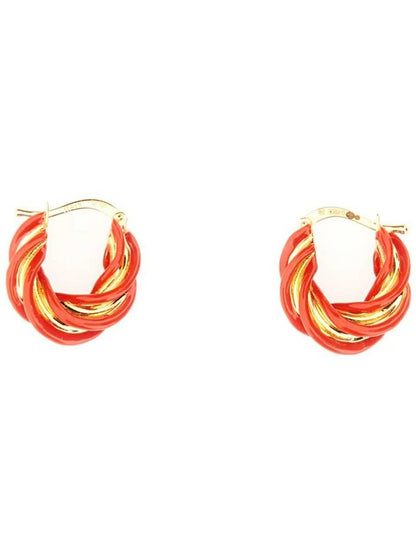 Luxury Bottega Veneta 23 ss PILLAR hoop earrings 731898VAHU48822 B0040210983